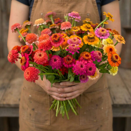 Candy Mix, Zinnia Seeds - 50 Seeds image number null